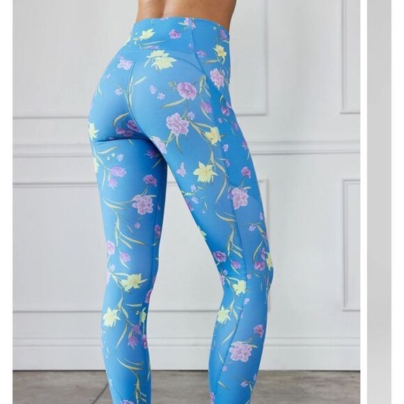 Fabletics Oasis PureLuxe High-Waisted 7/8 Legging Daffodil Dream 4X NWT IN PKG - Picture 1 of 7